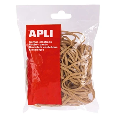 Image of APLI 13222 Rubber Bands 200 x 10 mm in Bag 100 g