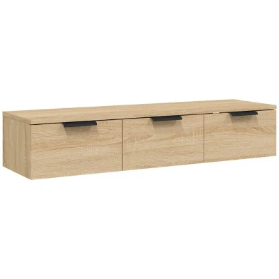 Image of vidaXL Wall Cabinet Sonoma Oak 102x30x20 cm Engineered Wood