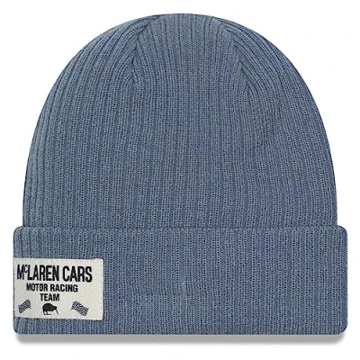 Image of New Era Winter Beanie Heritage Patch McLaren Grey