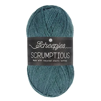 Image of Scheepjes Scrumptious 346 Blue Cornmeal Muffins Yarn 1x100g