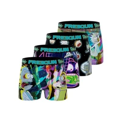 Image of FREEGUN Men&#039;s Boxer FG/REM/AM/1/PK4 Pants, Multicolour (Multicolor G1), X Large (Pack of 4)