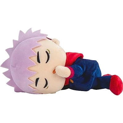 Image of Club Mocchi Suya Sleeping Friend Yuji Itadori Jujutsu Kaisen Soft Plush Toy Licensed Anime Figure Squishy Toys Cute Plushies for and Manga Room Decor 3+ Year Old Kids