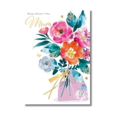 Image of Words &#039;n&#039; Wishes Mother&#039;s Day Card for a Lovely Mum on Day, 23.5 x 16.5 cm,