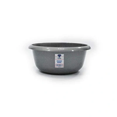 Image of TML Round Bowl 6 Litre Choice of Colour Perfect for Camping (Grey)