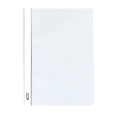 Image of Herlitz File Folder A4 Polypropylene with Transparent Cover White