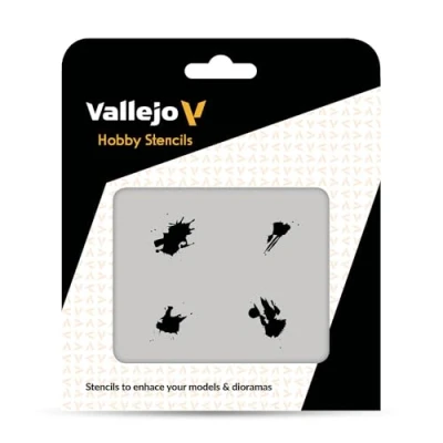 Image of Vallejo VALST TX004 Scale Model Stencil Set