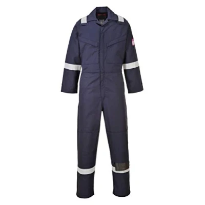 Image of Portwest Modaflame Coverall Navy Large