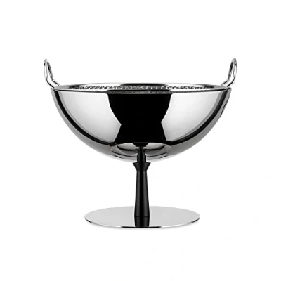 Image of Alessi Fruit Bowl/Strainer Stainless Steel Base Made of Aluminium, Silver, 7 x 23.5 16.5 cm
