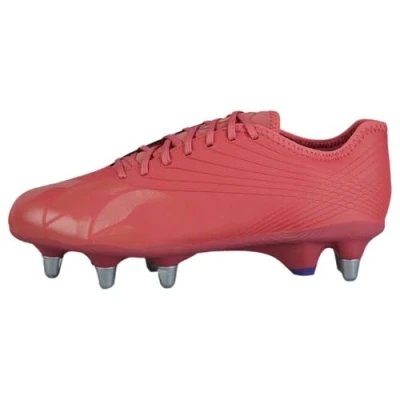 Image of Canterbury Mens Stampede Groundbreak Pro Soft Ground Rugby Boots Red/Orange/Yellow 9 (44)