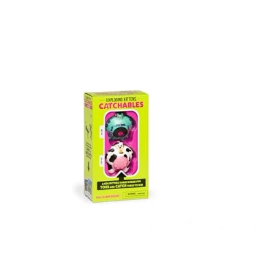 Image of Exploding Kittens Catchables 2 Pack #4 4 Players Ages 8+ 10 Minutes to Play Collectible Toy Tossing Game Party Game, Family Night, Kid and Adult Card