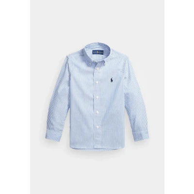 Image of Polo Ralph Lauren SLIM FIT Shirt for kids, Size: 7 8y, Blue/white