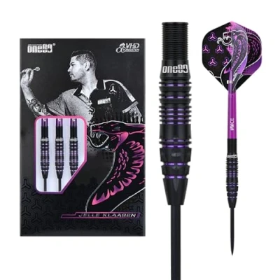 Image of ONE80 Jelle Klaasen VHD 90% Steel Tip Darts 21 g