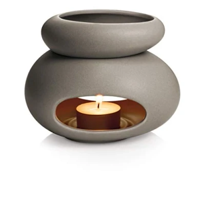 Image of Tescoma 906832.43 Fancy Home Aroma Diffuser, Glazed Ceramic, Grey, 1 Piece
