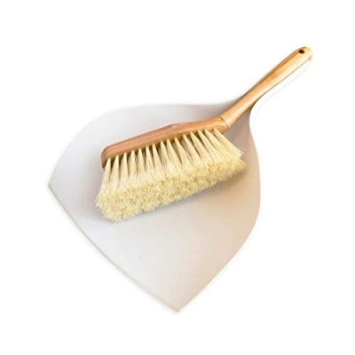 Image of ECONATURAL by York Eco Natural Bamboo Dustpan Set, Polypropylene, Beige, Standard