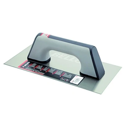Image of Bellota 5861 1 BIM INOX Straight Trowel Made of Stainless Steel with Bi Material Handle 300 x 150 mm
