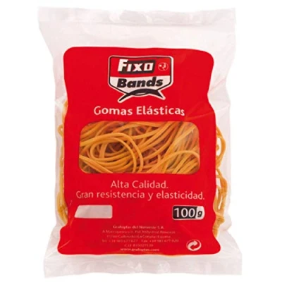 Image of FIXO 45840 Bag of Elastic Bands, 100 g, 2 mm x 20 cm