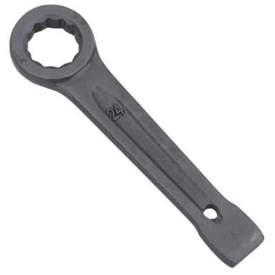 Image of AB Tools 24mm Slogging Box End Striking Ring Wrench Spanner Bi Hex 12 Sided Metric