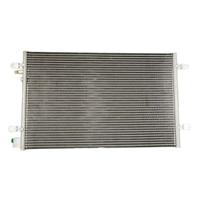 Image of 4F0260401E, 4F0260403D, 4F0260403E, 4F0260403L, 4F0260403M Condenser VALEO 814004 without dryer Aluminium 401mm R134a AUDI: A6 C6 Avant, Saloon
