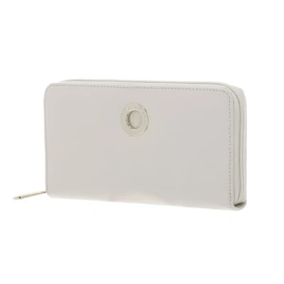 Image of Mandarina Duck Women Mellow Leather Wallet Billfold, Almond, One Size