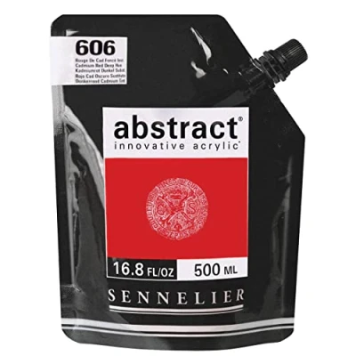 Image of Sennelier Abstract Acrylic Paint Pouch, 120ml, Caput Mortuum