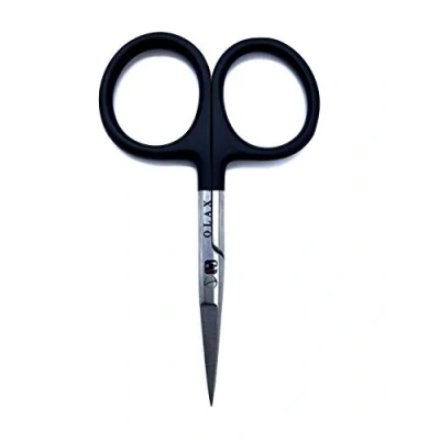 Image of Olax Straight Tip Steel Scissors for fishing, sewing, art, craft, 3,5inches, 9cm