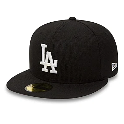 Image of New Era Los Angeles Dodgers Cap 59Fifty Basecap Baseball Fitted Kappe MLB schwarz 8 64cm (XXL)