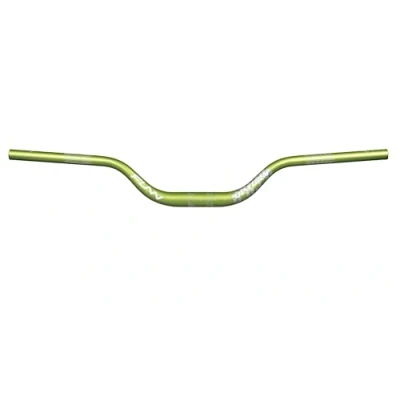 Image of Funn Upturn High Rise Mountain Bike Handlebar with Bar Clamp 31.8mm and Width 785mm, Durable Lightweight Alloy Riser for MTB BMX Bike, 75mm (Green)