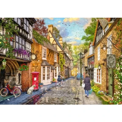 Image of Ravensburger Down the Lane No.2 Meadow Hill 1000 Piece Jigsaw Puzzles for Adults and Kids Age 12 Years Up