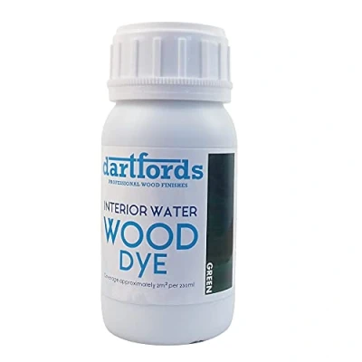 Image of Green Interior Water Based Wood Dye 230ml Bottle