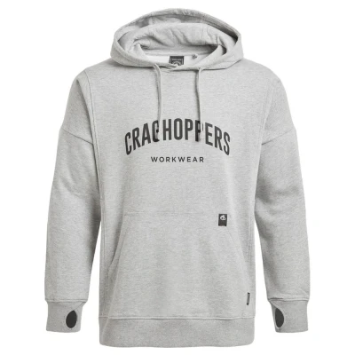 Image of Craghoppers Mens Oulston Hoodie (Soft Grey Marl) Size 3XL