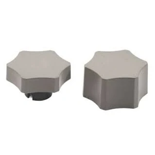 Image of Worcester Bosch Valve Spindle Control Knob Grey 87161211090.
