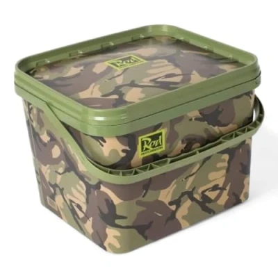 Image of Rod Hutchinson Camo Square bucket (10L) Bait