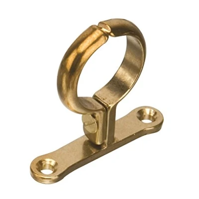 Image of 54mm Cast Brass Screw On Pipe Bracket