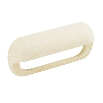 Image of Solmer LTD Pull Handle Wood Unfinished 96mm 192.57.302 of Hafele