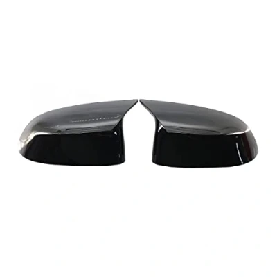 Image of KYYET Side Rearview Mirror Covers Caps Compatible with G01 X3 G02 X4 G05 X5 G06 X6 G07 X7 Gloss Black