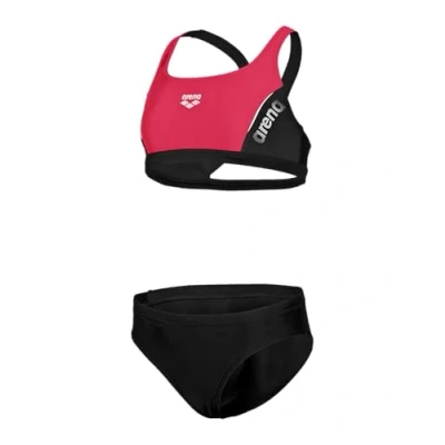 Image of Arena Girls G Thrice Jr R Two Piece Swimsuit, Black anguria White, 12 13 Years EU