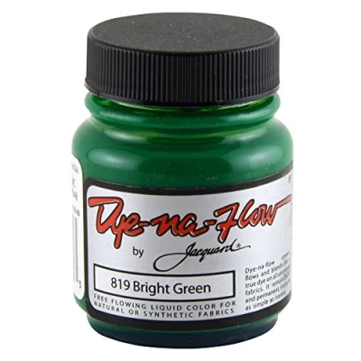 Image of Jacquard Products Bright Green Dye Na Flow, Liquid Acrylic Paint 2.25 fl oz