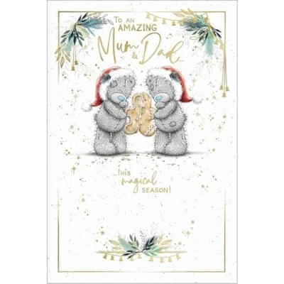 Image of Me To You Bear Amazing Mum &amp; Dad Christmas Card