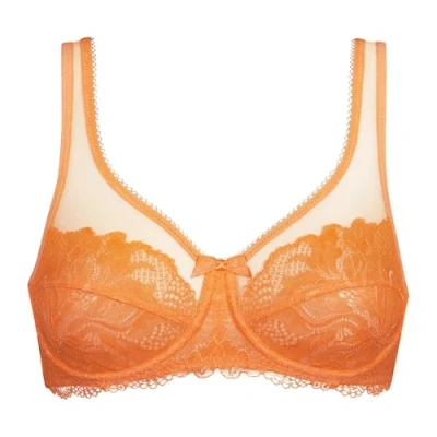 Image of Dim Women&#039;s Avec Armatures Generous Essentiel X1 Bra, Mandarin, 36D