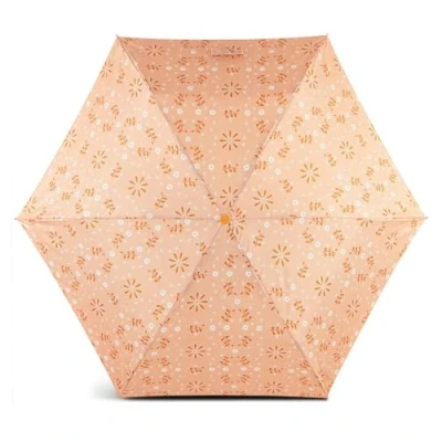 Image of RADLEY London Womens Ladies Girls Mini Responsible Telescope Umbrella Stitch Street in Peach
