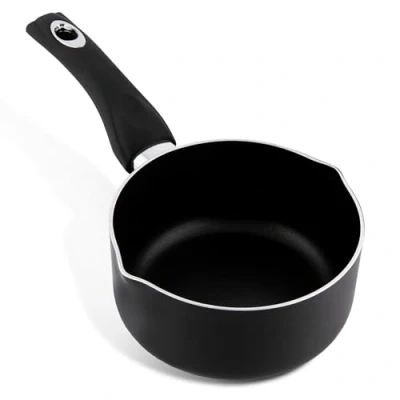 Image of Diamond P615 Collection 16 cm Non Stick Milk Pan, Aluminium, Multicolour