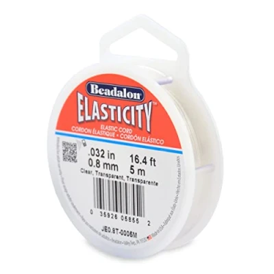 Image of Beadalon 0.8 mm 5 m Elastcity, Clear