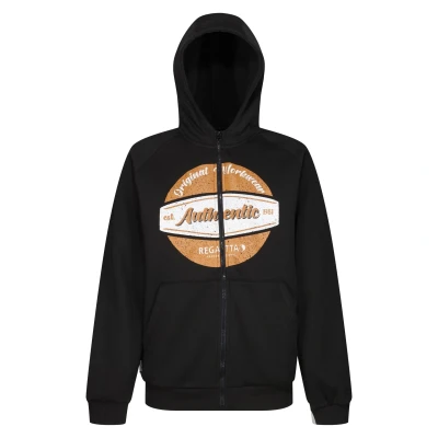Image of Regatta Mens Orginal Full Zip Hoodie (Black) Size Large