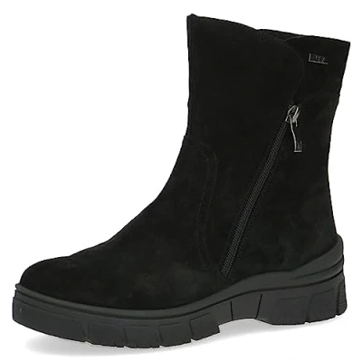 Image of CAPRICE Women&#039;s Warm Lining 9 26100 43 Fashion Boot, Black (Black Suede), 3.5 UK