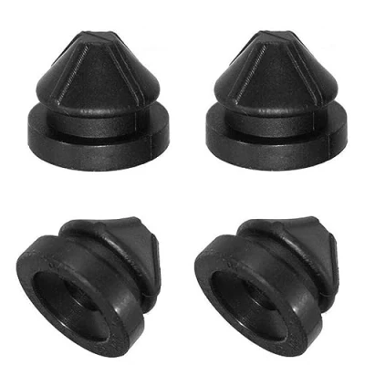 Image of 4Pcs Rubber Air Filter Housing Shell Grommet Engine Cover Buffer Bush 07C133588 07C133588P Compatible With A1 A3 Q3 GOLF PASSAT