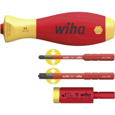 Image of Wiha S4 easyTorque Adapter Electric 2,8 Nm, Red/Yellow, (29701280S4)