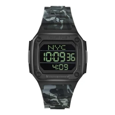 Image of Philipp Plein Hyper $hock Unisex&#039;s Multicolour Watch PWHAA1822 Silicone One Size