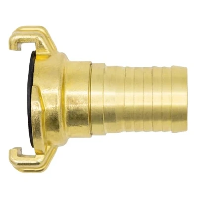 Image of VARIOSAN Geka System 12210 Quick Coupling Hose Piece 3/4 Inch Rotating Spout Brass Blank