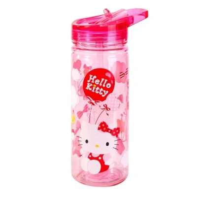 Image of Hello Kitty 580ml Water Bottle for Kids School Drinks Made of Durable Tritan Reusable BPA Free