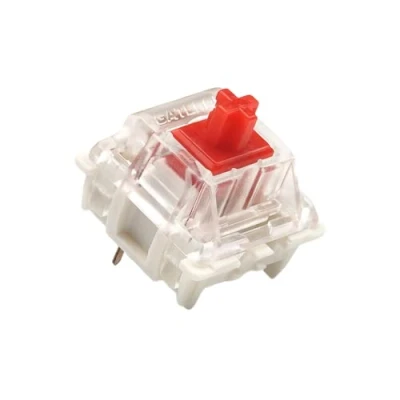 Image of Pack of Gateron ks 9 Key Switches for Mechanical Gaming Keyboards Plate Mounted (Gateron Silent Red, 65 Pcs)